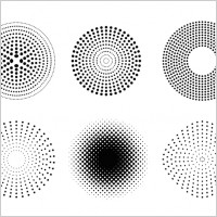 Vector Dots and Halftone Pattern