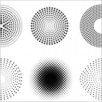 Vector Dots and Halftone Pattern