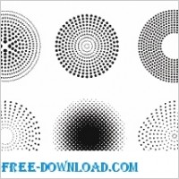 Vector Dots and Halftone Pattern