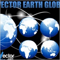 Vector Earth Globe