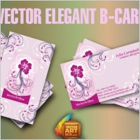 Vector Elegant B-card