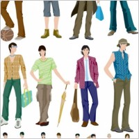 vector fashion boy