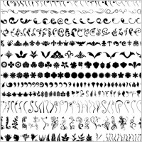 Vector Floral Elements