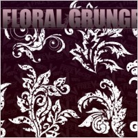 Vector Floral Grunge