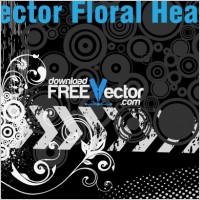 Vector Floral Heart