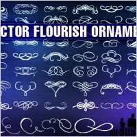 Vector Flourish Ornaments