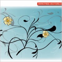 Vector flower 
