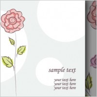 Vector flower doodles