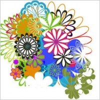 Vector flowers
