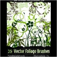 Vector Foliage - 35 Plants Brush