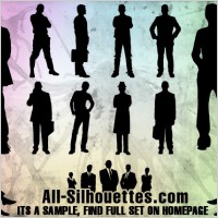 Vector Freebie - Man Silhouette 