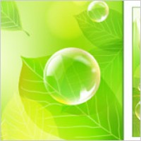 Vector fresh green background material