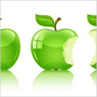 Aplle on Green Apple Border Free Vector For Free Download  About 1 Files