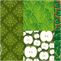 vector green background material