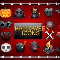 Vector Halloween icons