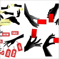 vector hand items