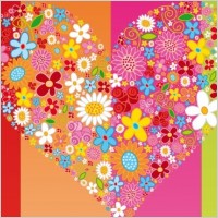 Vector HEART Flowers