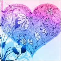 Vector Heart Valentine&rsquo;s Day Background