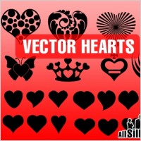 Vector Hearts Shapes
