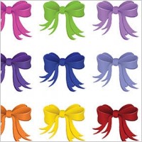 Vector holiday ribbon