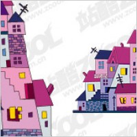 Vector illustration house material