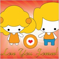 Vector Love Card