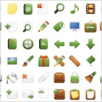 Vector Milky Icon Set