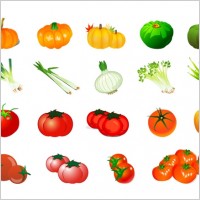 vector of vegetables