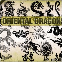 Vector Oriental Dragons