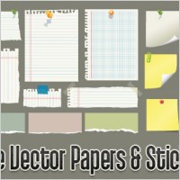 Vector Papers And Stickies