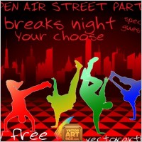 Vector Party Poster