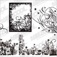 Vector patterns of plant material in Pictures