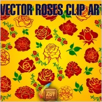 Vector Roses Clip Art