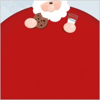 vector santa claus obesity