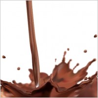 vector splash of chocolate