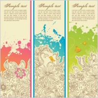 Vector Splatter Banners
