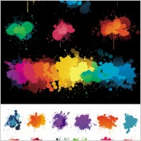 vector the trend splash droplets