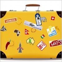 Vector Travel Suitcase
