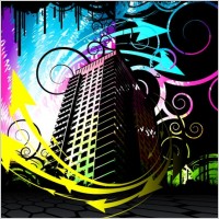 vector trend of building