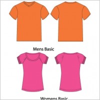 Vector T-shirt Template