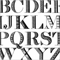 Vector Typeface : RPVS