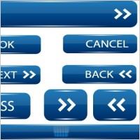 Vector UI buttons