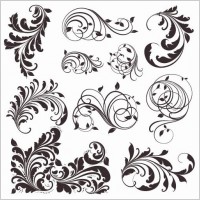 Vector Vintage Patterns for Design
