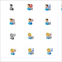 Video Chat Status Icons icons pack