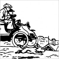 Vintage Automobile clip art