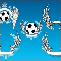 Vintage Football Vector Graphics