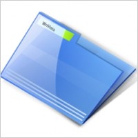 Vista blue Close folder