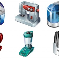vista electrical appliances icons pack