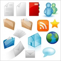 vista style icon vector