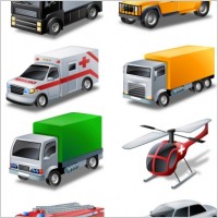 Vista Style Transport Icon Set icons pack